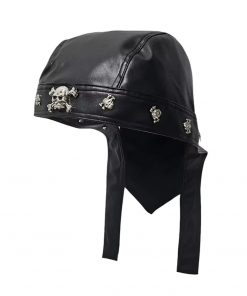 Biker PU Leather Headwrap Cap – Freedom, Strength, faith | Secure Checkout | Tracked Shipping | 7-Day Easy Returns