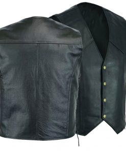 Classic PU Leather Biker Vest - Freedom, Strength, Faith | Secure Checkout | Tracked Shipping | 7-Day Easy Returns