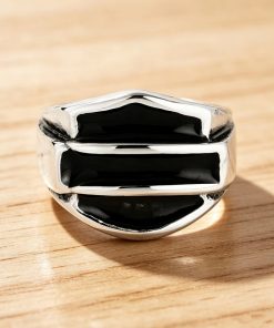 Vintage Stainless Steel Biker Signet Ring - Freedom, Strength, faith | Secure Checkout | Free Shipping | 7-Day Easy Returns - Image 6
